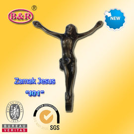 Zamak Jesus Part Funeral Accessory Bronze Color Size 12.5 * 16cm Materiał Stop cynku