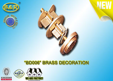 BD006 Brass Tombstone Decoration Użyj pokrywy pokrywki - Vis Material Copper Alloy