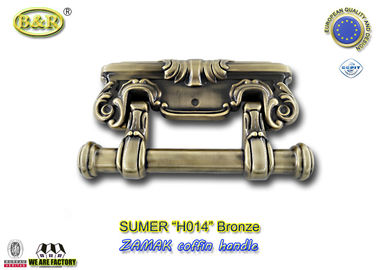 22,5 × 13 cm Ref H014 Złoty kolor Metalowe uchwyty na trumny Zamak Herrajes Para Ataudes
