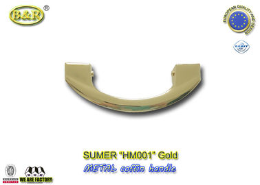 17 x 6,5 cm Metalowe trumny HM001 Złoty kolor trumny uchwyt europejski styl i wzornictwo