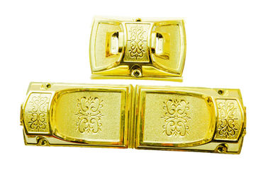 Złoty kolor Trumny sprzętowe C008 / Akcesoria do trumien narożnych z prętem stalowym
