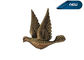 REF.  BD028 Brass Pigeon Tombstone Decoration Rozmiar 10 × 10.5cm Materiał Stop miedzi