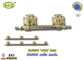 Cynkowe trumny Metalowe rączki, metalowe Akcesoria pogrzebowe 30 X 9,5cm złoty kolor trumny zamak Zamak
