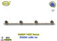 Metalowy drążek na trumnę Ref H023 Zamak Trumna długi na metal Metal Herrajes De Ataudes 1.55 Metr z 4 podstawami
