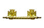 Cynkowe trumny Metalowe rączki, metalowe Akcesoria pogrzebowe 30 X 9,5cm złoty kolor trumny zamak Zamak