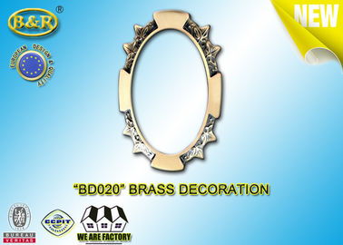 Nr ref .BD020 Dekoracja z mosiądzu Metalowa rama z nagrobka Materiał Stop miedzi
