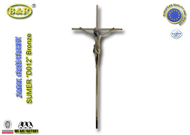 Rozmiar 45 * 18cm Ref No D012 antyczny brąz kolor katolicki krzyż i dekoracja trumna krucyfiks