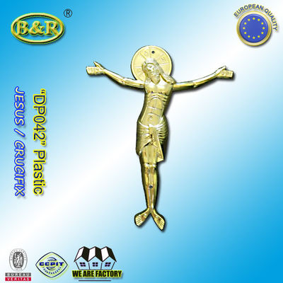 jakość  Casket Plastic Decoration Coffin Lid Jesus Ref No DP042 size 22x26.5cm plastico cristo jesus fabryka