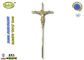 Dekoracyjny krzyż pogrzebowy w kolorze złotym, krzyż ornamentacyjny D012 rozmiar 45 * 18cm