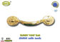 Metalowe uchwyty do trumien Antyczny mosiądz Antyczne miedziane wykończenie złota H040 rozmiar 23,5 * 5 cm